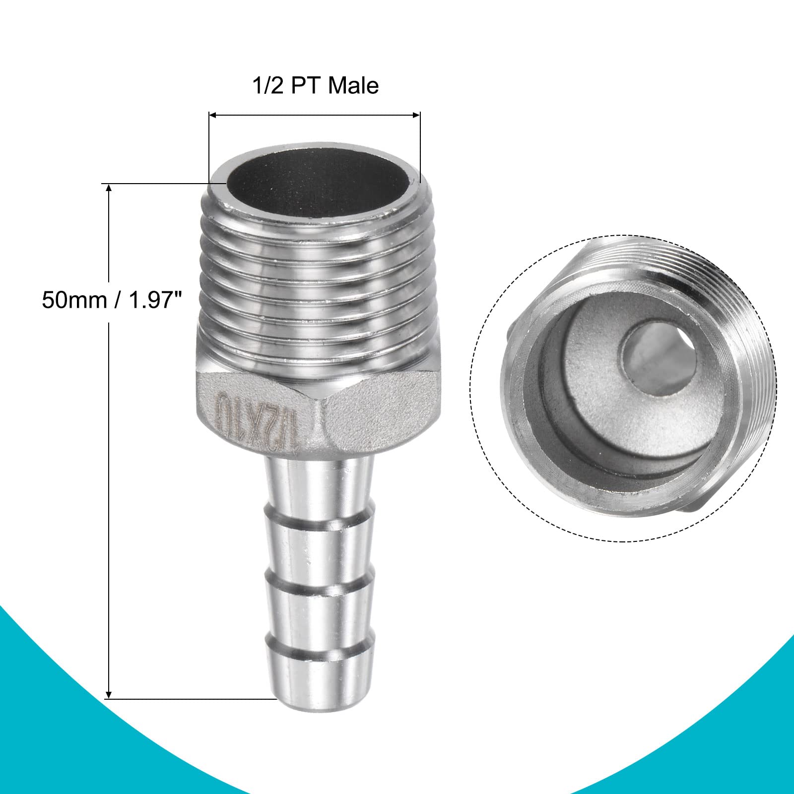 Schlauchklemmen-Adapter 32mm Edelstahl - 2 Stück Schnellspanner Für Sanitärschläuche