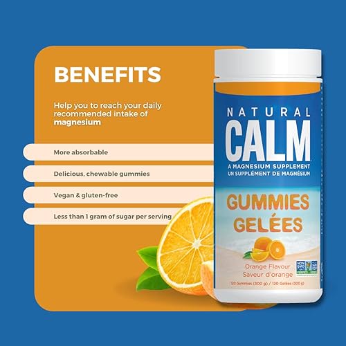 Miniatura 2 de NATURAL VITALITY Gomitas de magnesio Orange Calm, 120 CT
