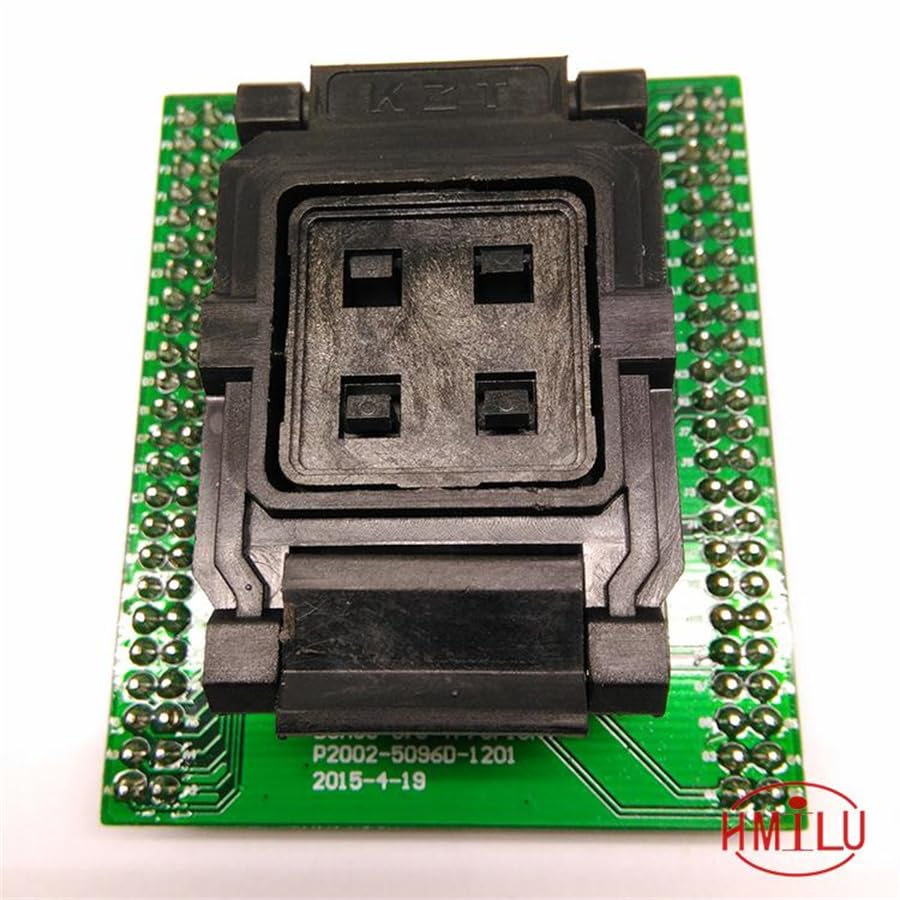 Wiring Connecting Terminals - BGA96 Clamshell Socket Pitch 0.8mm IC Size 11.6 * 7.95mm BGA96(11.6 * 7.95)-0.8 BGA96 VFBGA96 Programmer Socket