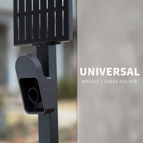 Miniatura 5 de VIVO STAND-EV01C - Soporte de carga para vehículos eléctricos al aire libre, campana de protección contra la intemperie, pedestal para estación de