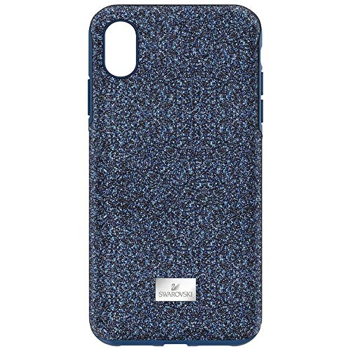 Swarovski Coque High pour smartphone avec pare-chocs, iPhone Xs Max, bleu 5449136
