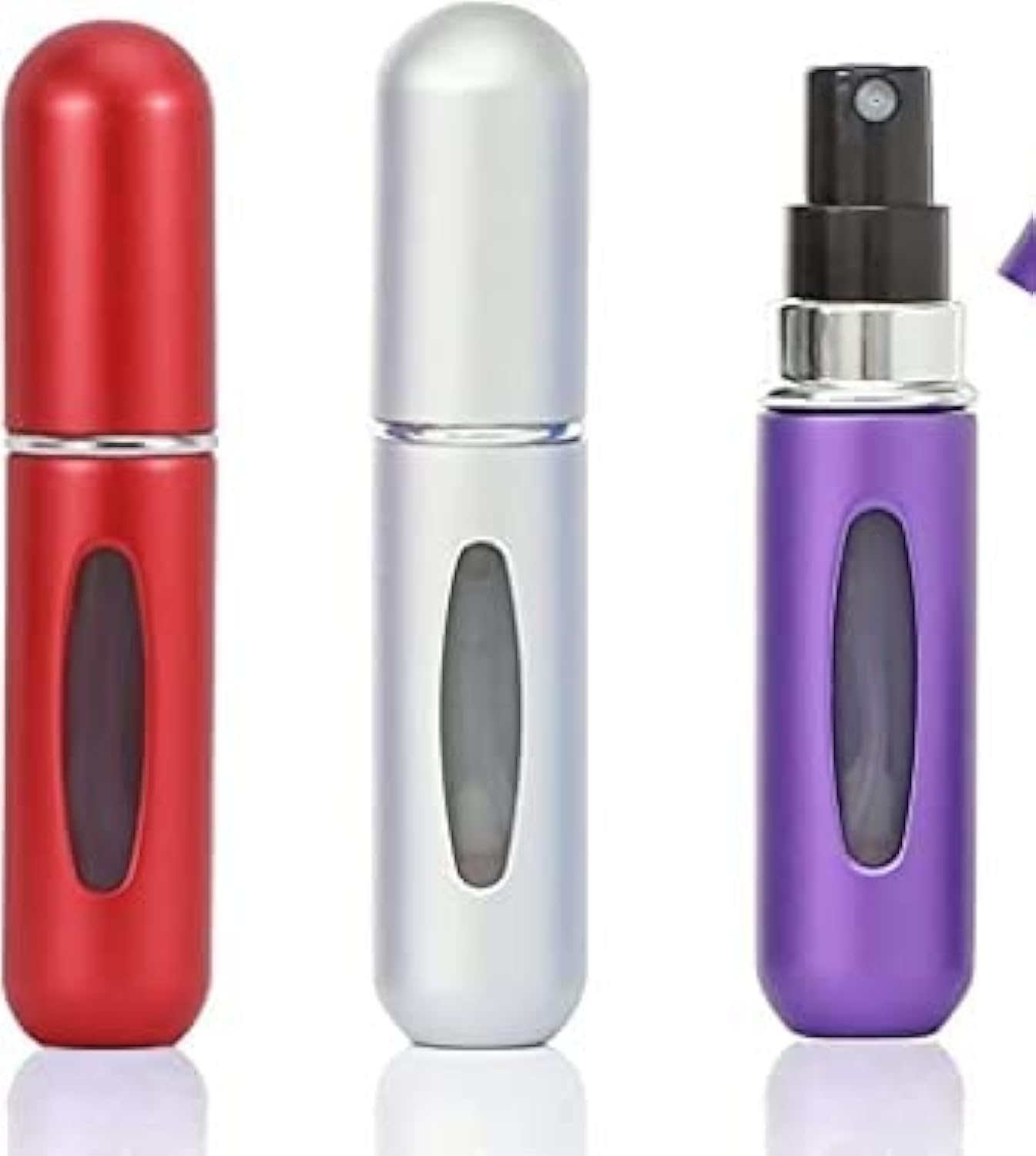 Hunky Dory 3pcs 5ml Portable Mini Perfume Refillable Atomizer Container, Portable Perfume Spray Bottle, Travel Scent Pump Case Fragrance Empty Spray Bottle for Travelling and Beauty Use.(Multicolour)-image-9