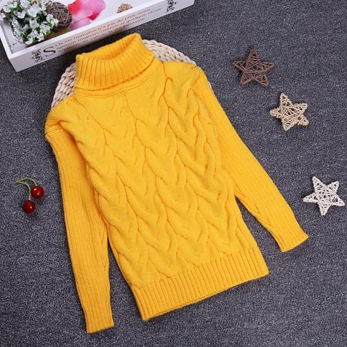 Pull col roulé bébé pour protéger du froid sans piquer pull tricot enfant 1-8 ans