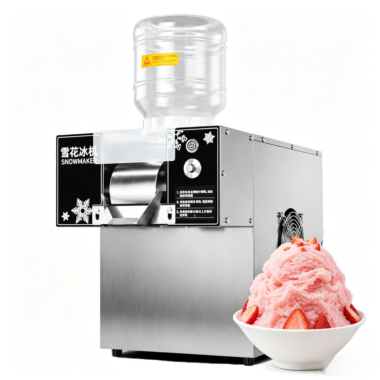 DNEPEI Korean Shaved Ice Machine Bingsu Maker 132lbs/day Home/Commer 60-StandardModel