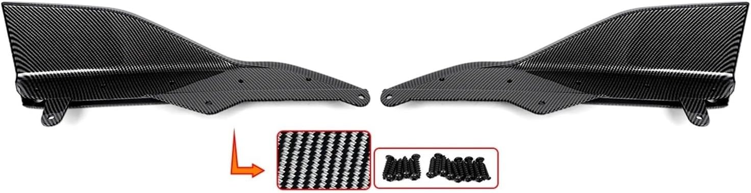 と互換性がある BMW G42 2022-2024 カーボンファイバールック サイドスカート トリム フラップ カバー スプリッター