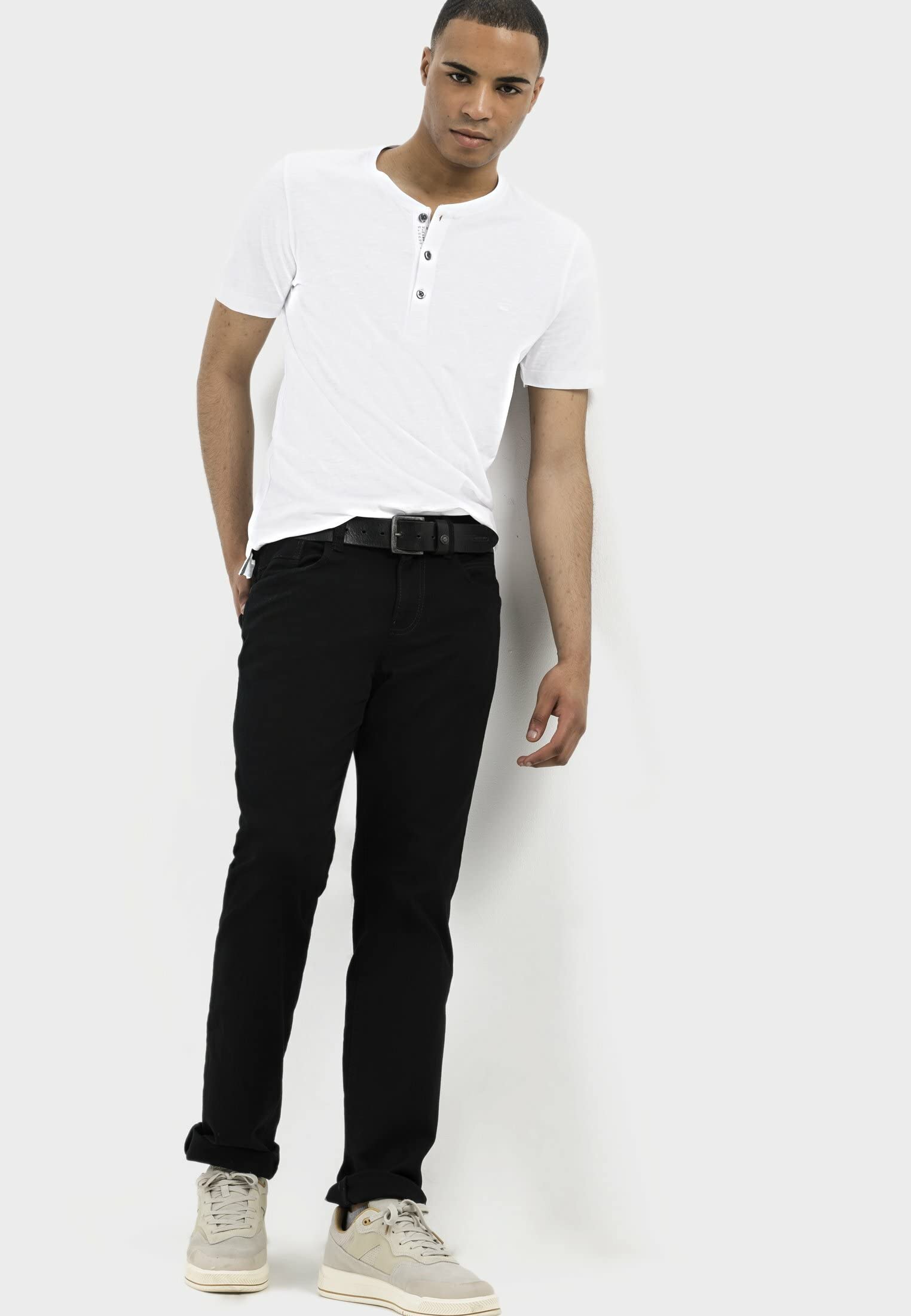 camel active Herren Regular Fit Regular Fit 5-Pocket Jeans | Regular Fit 5-Pocket Denim aus Baumwolle mit leichtem Stretch
