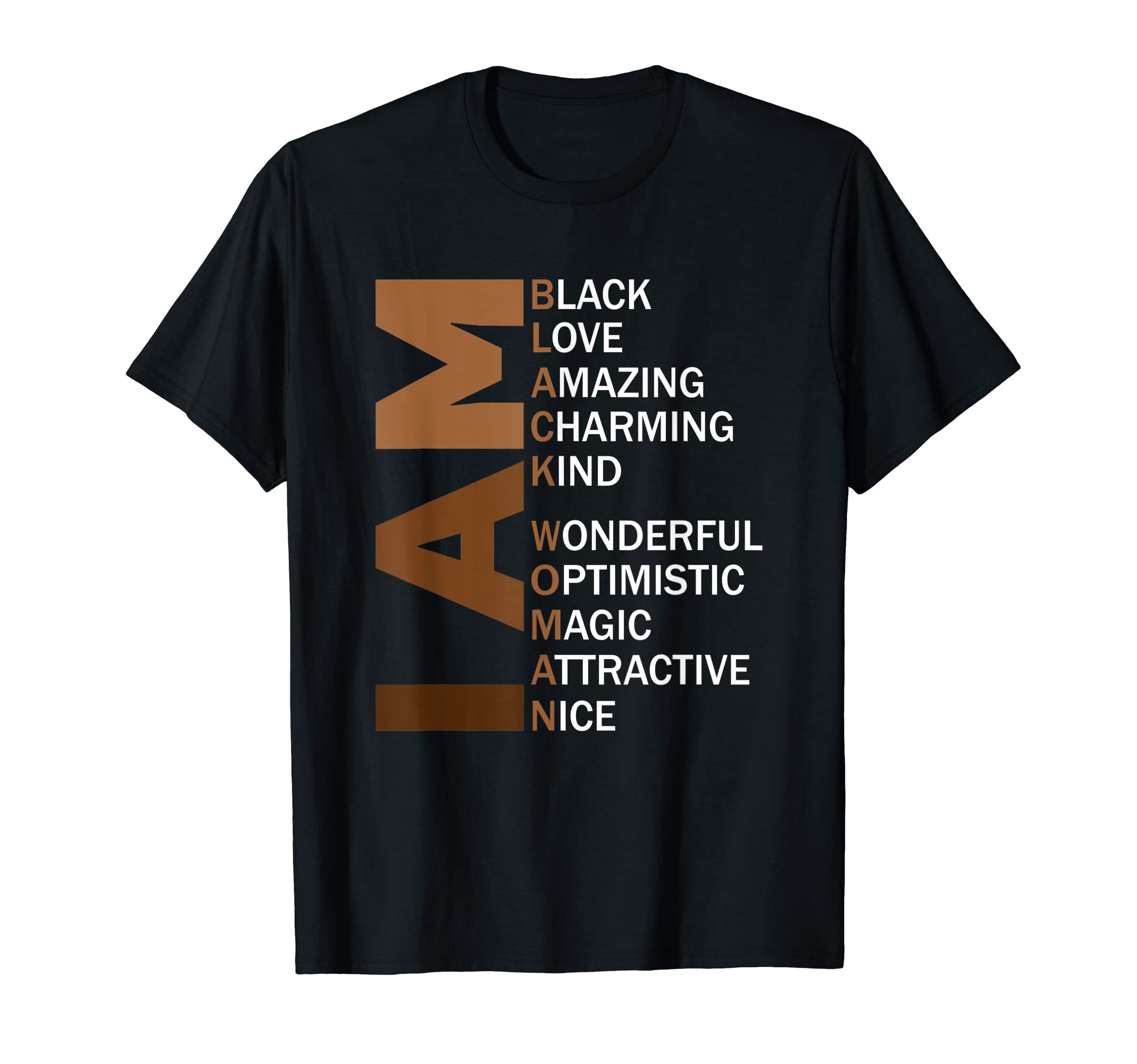 African Dresses Attire Clothing Afrocentric WomanI Am Black Woman Melanin African American Black History T-Shirt