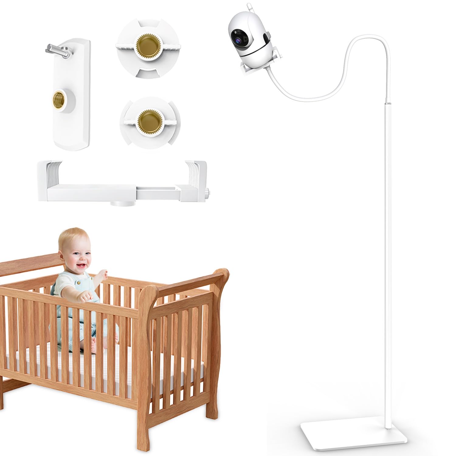 Yaekea Baby Monitor Vloerhouder Mount Compatibel met Nanit Pro/Hello Baby HB6550