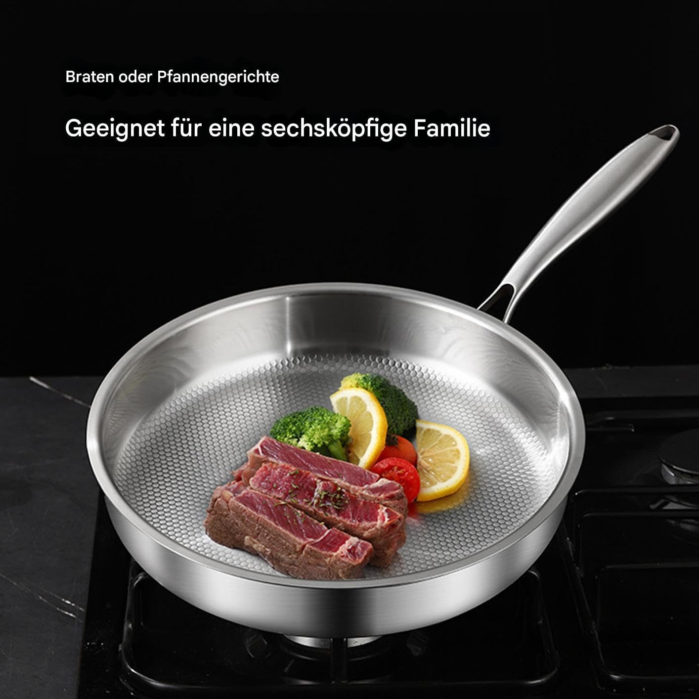 Brat Kochgeschirr Küchenbedarf Kochutensilien | Titanlegierung Antihaft-zum Kochen Kochutensilien Töpfe BratOmelett Ei Für Küche Zuhause Wohnung Restaurant Camping Grill