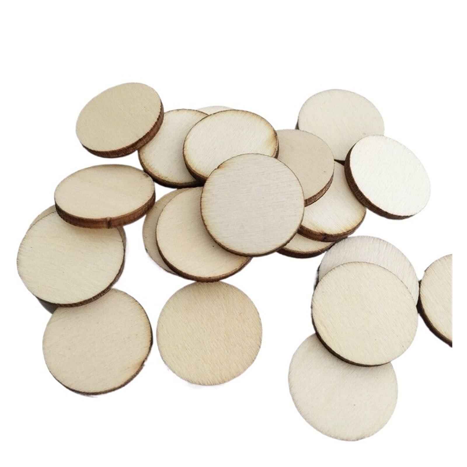 Cercles ronds en bois 20mm pour remplacer vos jetons perdus