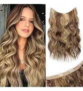 Sofeiyan Unsichtbare Draht Haarverlängerungen 20 Zoll Einstellbare Stirnband Größe Abnehmbar Lang...