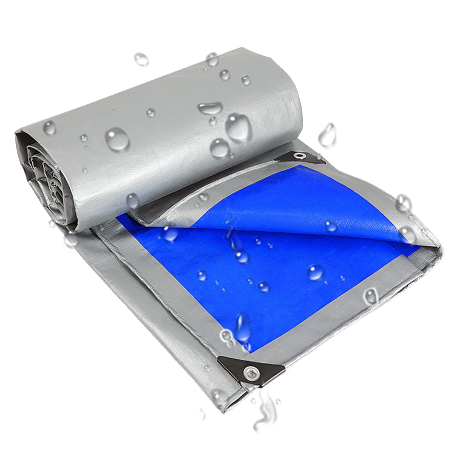Bâche de piscine robuste contre déchirures avec bâche imperméable d'extérieur pour terrasses