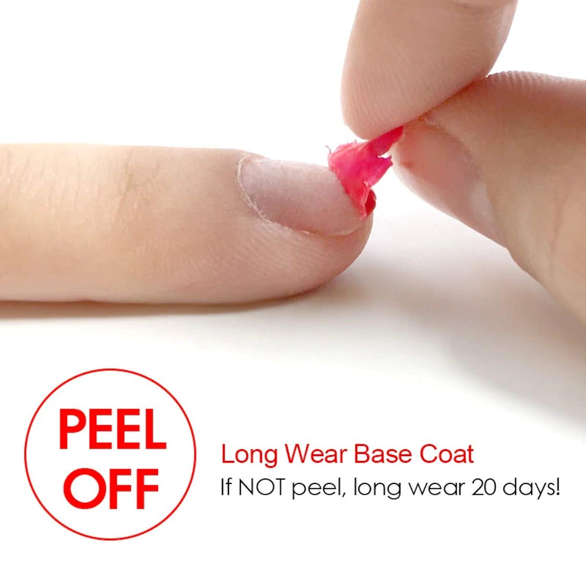 CANNI UV LED Gel System Peel Off Base Coat & Long Wear No-Wipe Top Coat UV Gel 18ml Each (CANNI-PO-Base Coat-18ml-FBA) 1