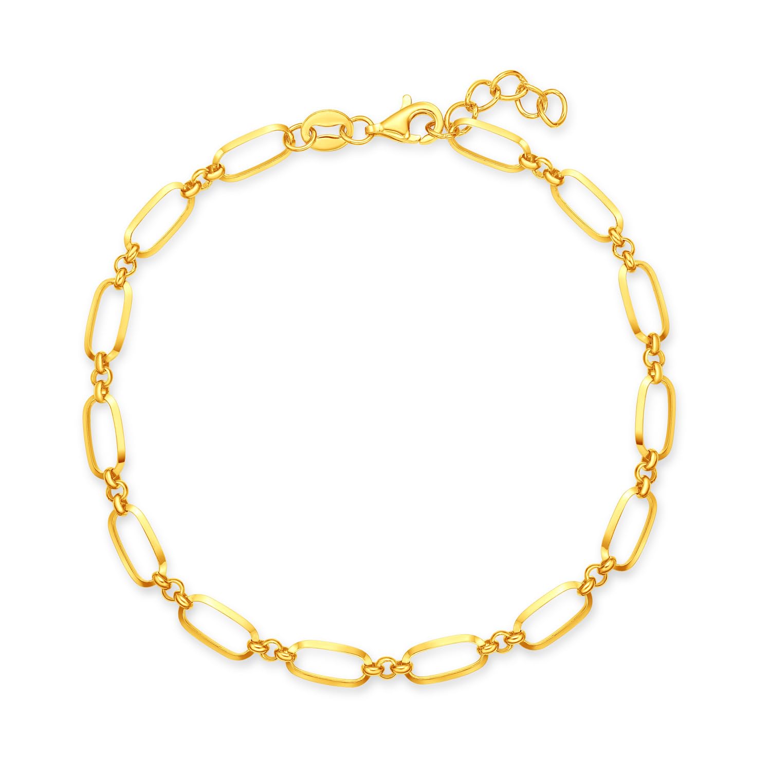 CHOW TAI FOOK999 24K Pure Gold Figaro Chain Bracelet