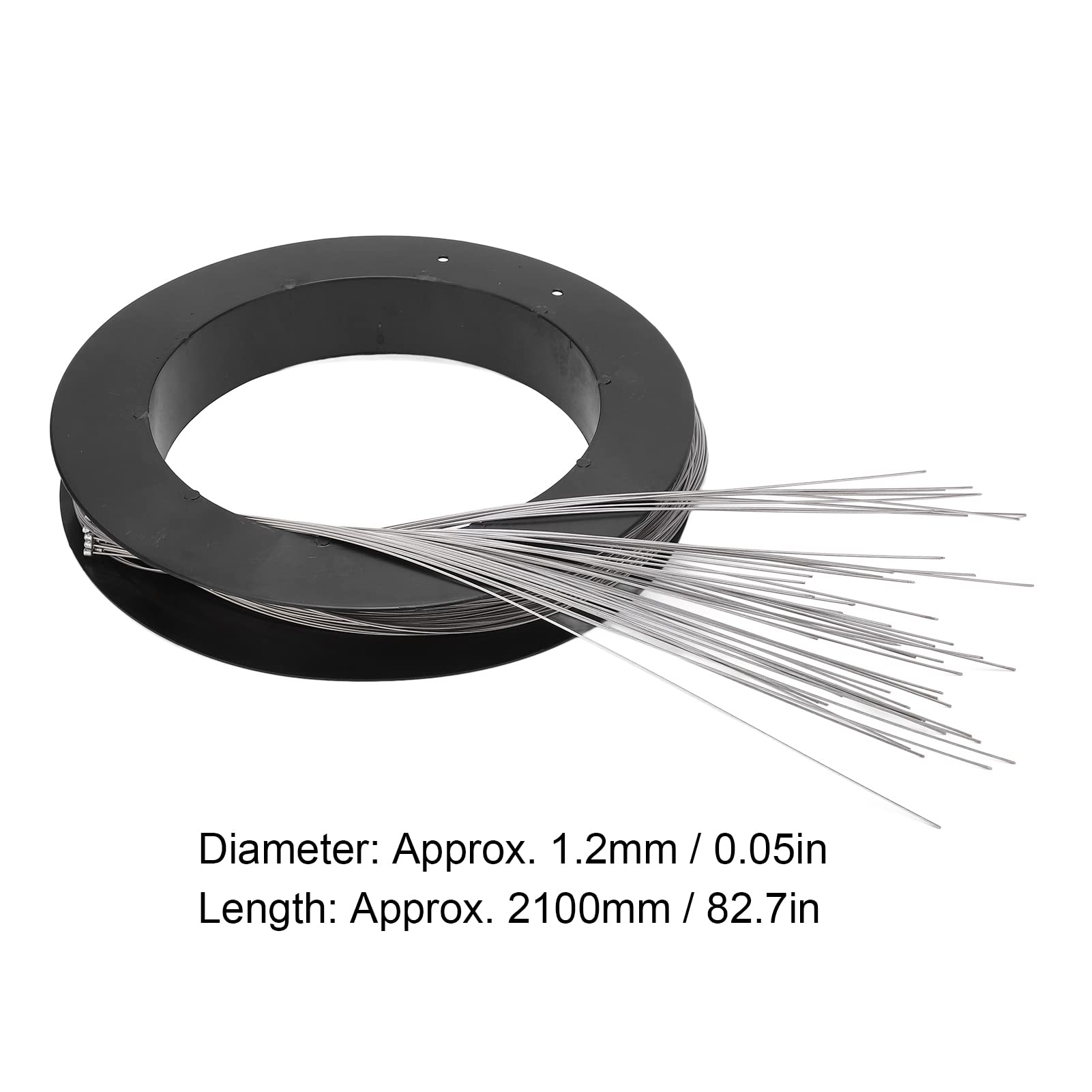 50pcs câble de Changement de Vitesse de vélo en Acier Inoxydable câble de dérailleur de vélo Fil intérieur pour vélo de Route de Montagne Durable Haute Performance 1,2 mm de