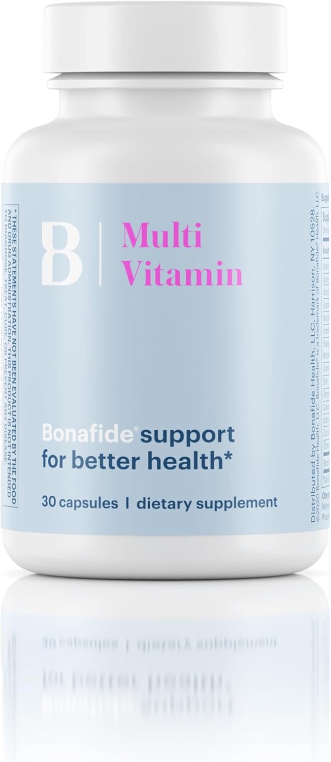 Bonafide Essentials Multi Vitamin for Better Health – Daily Multivitamin for Women – 60 Capsules (2-Month Supply) Bonafide Essentials Multi Vitamin for Better Health – Daily Multivitamin for Women – 60 Capsules (2-Month Supply)