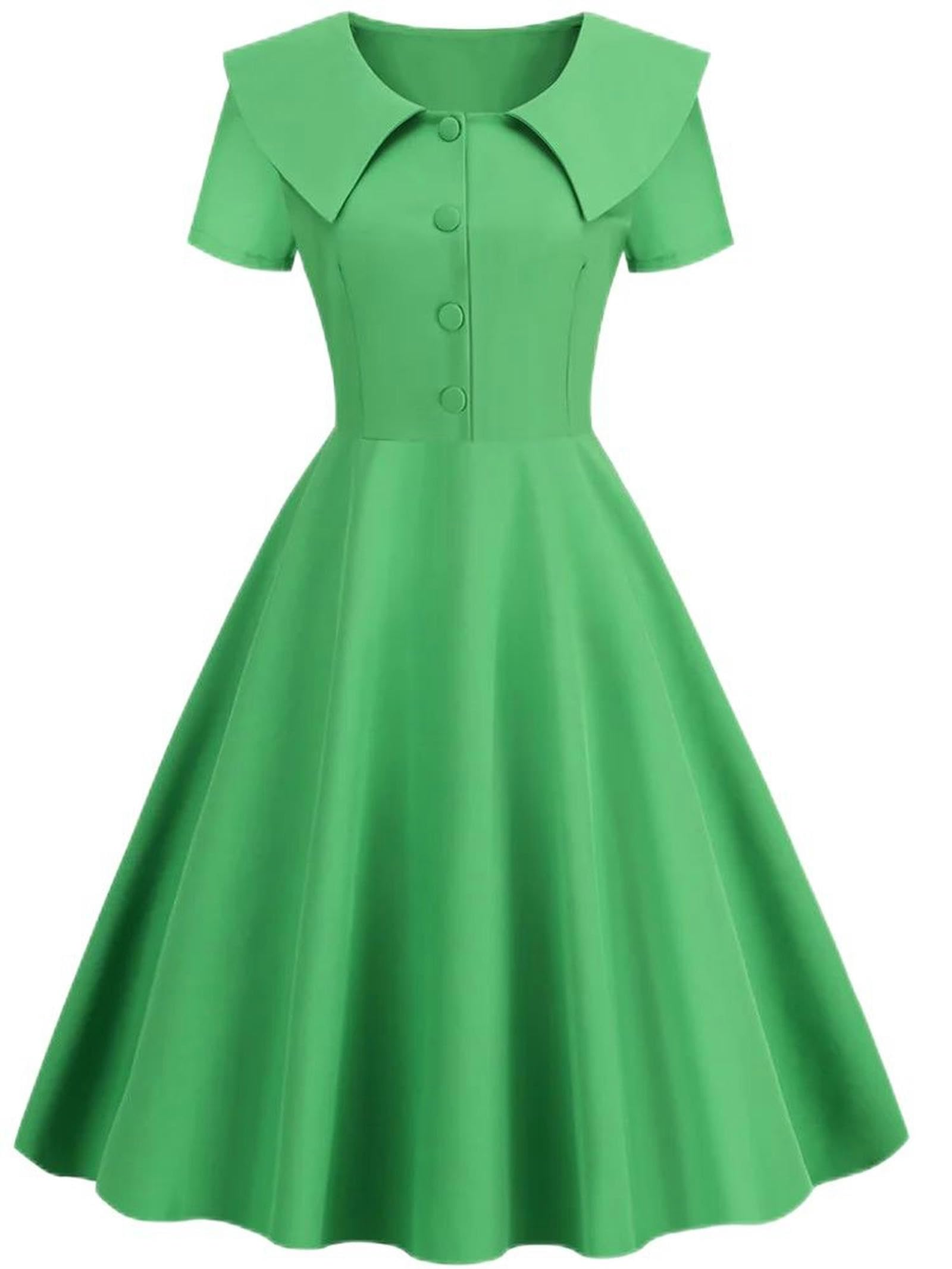 Abito A Trapezio Donna Con Ricami Floreali – Stile Anni '50 Rockabilly, Maniche A Cappuccio, Perfetto Per Cocktail E Matrimoni