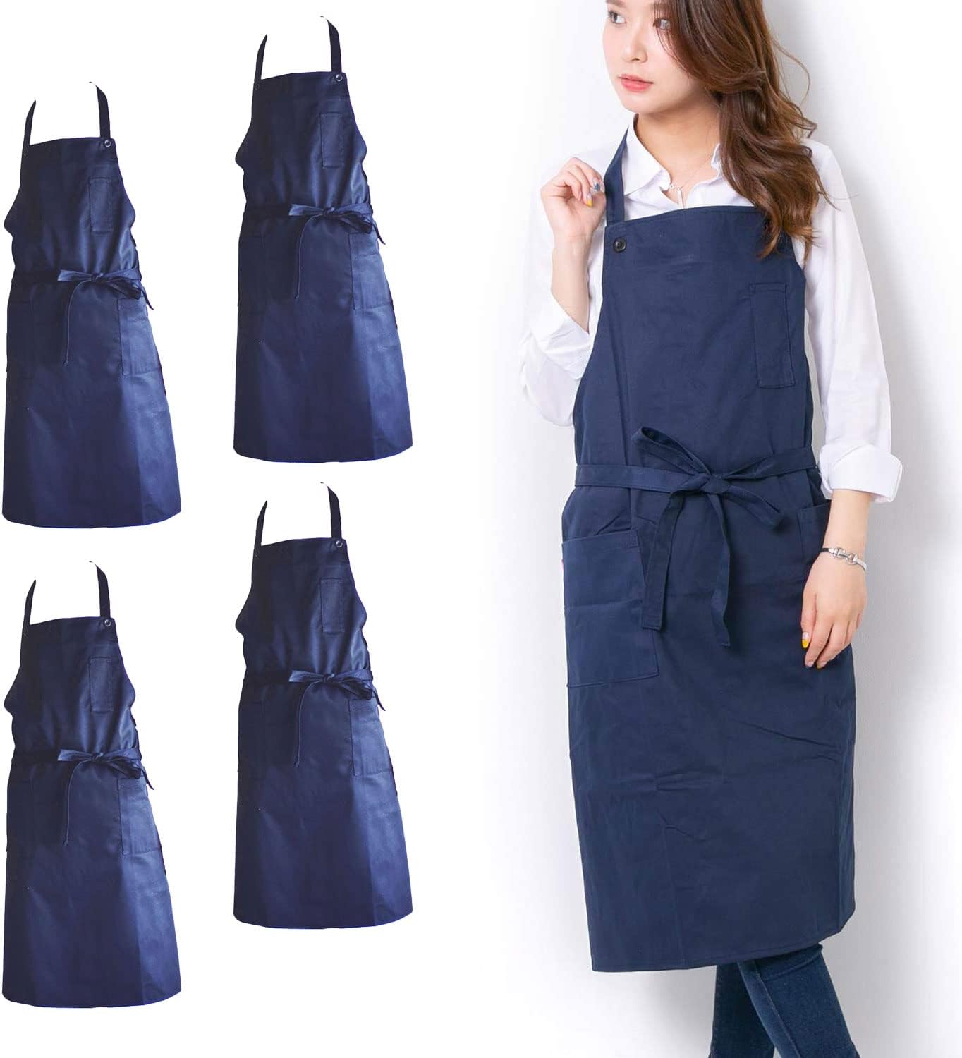 リカちゃん　ハンドメイド　エプロンワンピースセット A　No. 122 リカちゃん ハンドメイド エプロンワンピースセット A No. 122