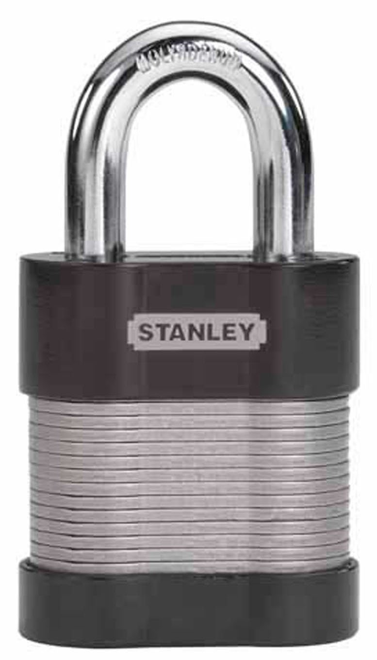 Cadenas en acier laminé Stanley S830-810 pour bloquer les tentatives de vol