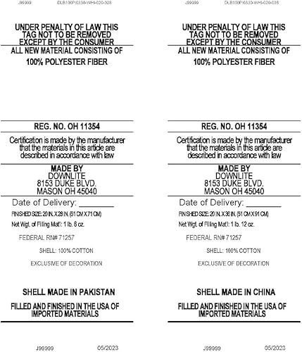 Miniatura 8 de DOWNLITE Almohada alternativa hipoalergénica estilo hotel  Densidad suavemedia tamaño King