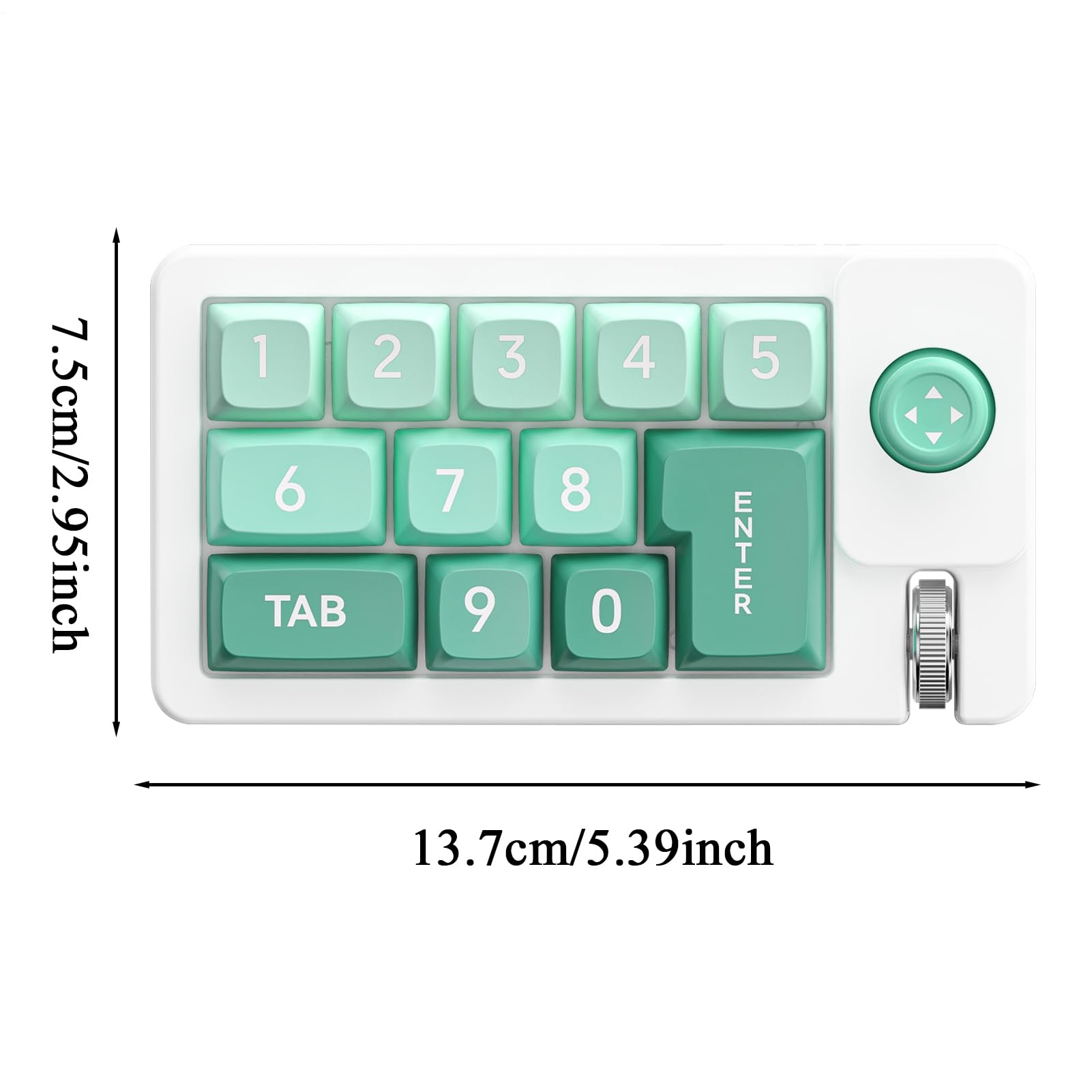 Tastiera RGB Programmabile Numpad Meccanico Ergonomico Hot Swap