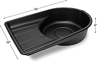 Vista 5 de Performance Tool W4072 Bandeja de drenaje de aceite portátil extra grande de 7.5 galones, (28.4 L)