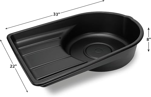 Miniatura 5 de Performance Tool W4072 Bandeja de drenaje de aceite portátil extra grande de 7.5 galones, (28.4 L)