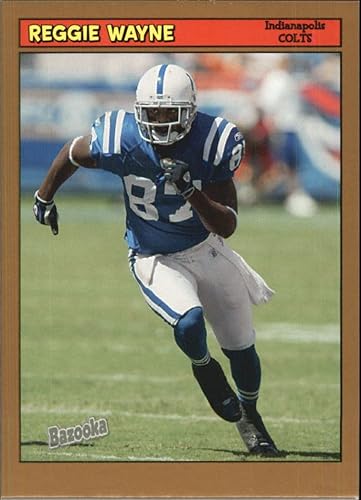2005 Bazooka Gold #143 Reggie Wayne NFL Football Trading Card