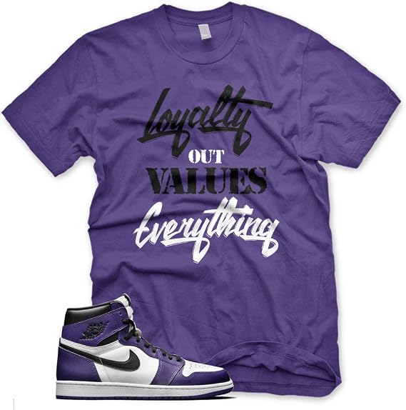 t-Shirt for Jordan 1 Court Purple 