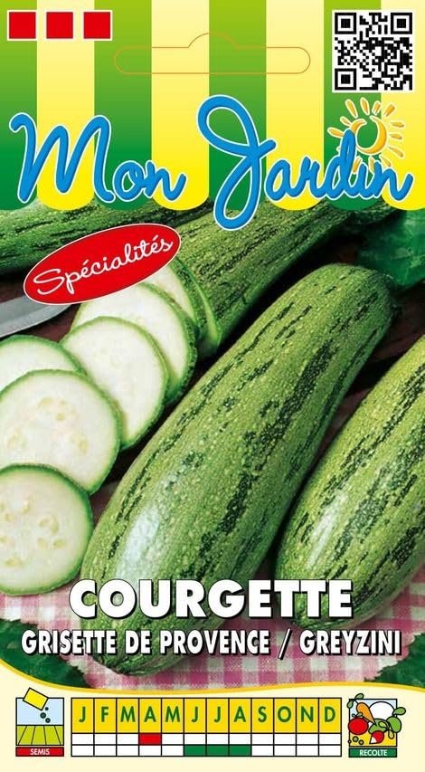 Sachet de graines de Courgette grisette de Provence - 2 g - légume fruit - LES GRAINES BOCQUET