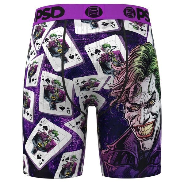 PSD Men's Boxer Briefs - Jokers Wild, 7 Inch Inseam, Moisture-Wicking, 4-Way Stretch, Boxer Briefs for Men, Small4