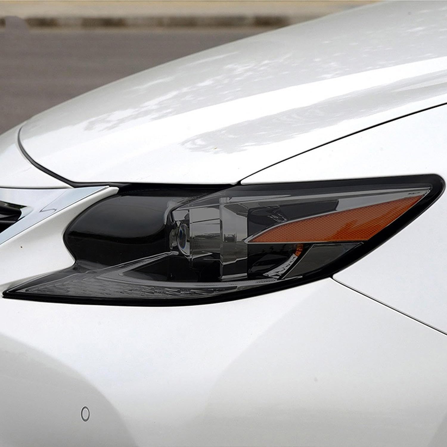 Samlng Transparent Car Front Light Film For Lexus Es 350 300 2015 2016 2017 2018 2019 2020 Car Headlight Protective Film Black Tpu Sticker