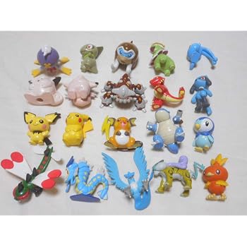Amazon ポケモン ポケットモンスター モンコレ Tomy 体セット メガヤンマ ギャラドス ピチュー ピカチュウ ライチュウ フリーザー ピッピ ピクシ ロボット 子ども向けフィギュア おもちゃ