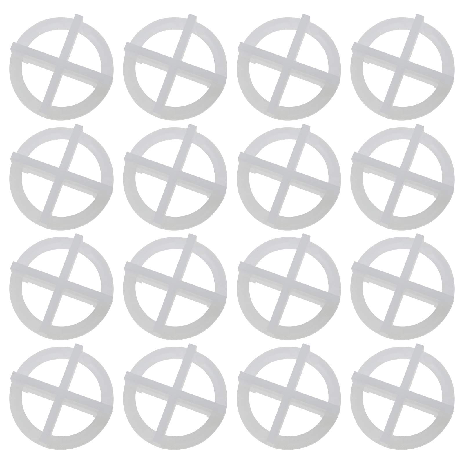 Be In Your Mind White 200Pcs 2Mm Reusable Cross Tile Leveling System Spacer Plastic Clips Removable Tiling Tools For Spacing Of Floor Or Wall Tiles