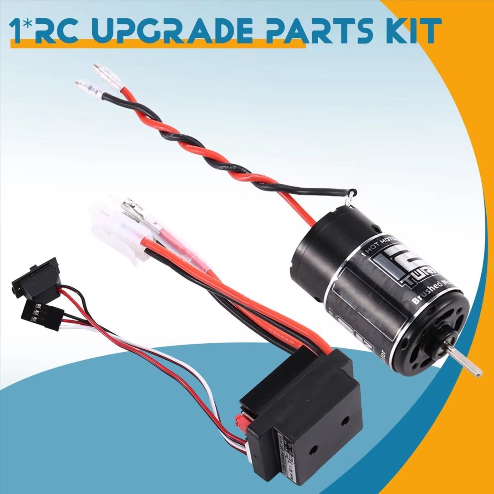 Per Senton Per Typhon V3 1/10 RC Auto Aggiornamenti Parti Motore Spazzolato 12T 550 Con 1060 ESC 60A Ricambi RC