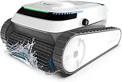 Robô de Piscina, Aspirador de Piscina a Bateria sem Fio, Robô de Piscina para Piso e Parede,Linha D'água, Navegação Inteligente, Aspirador de Piscina para Piscinas de até 170 m²