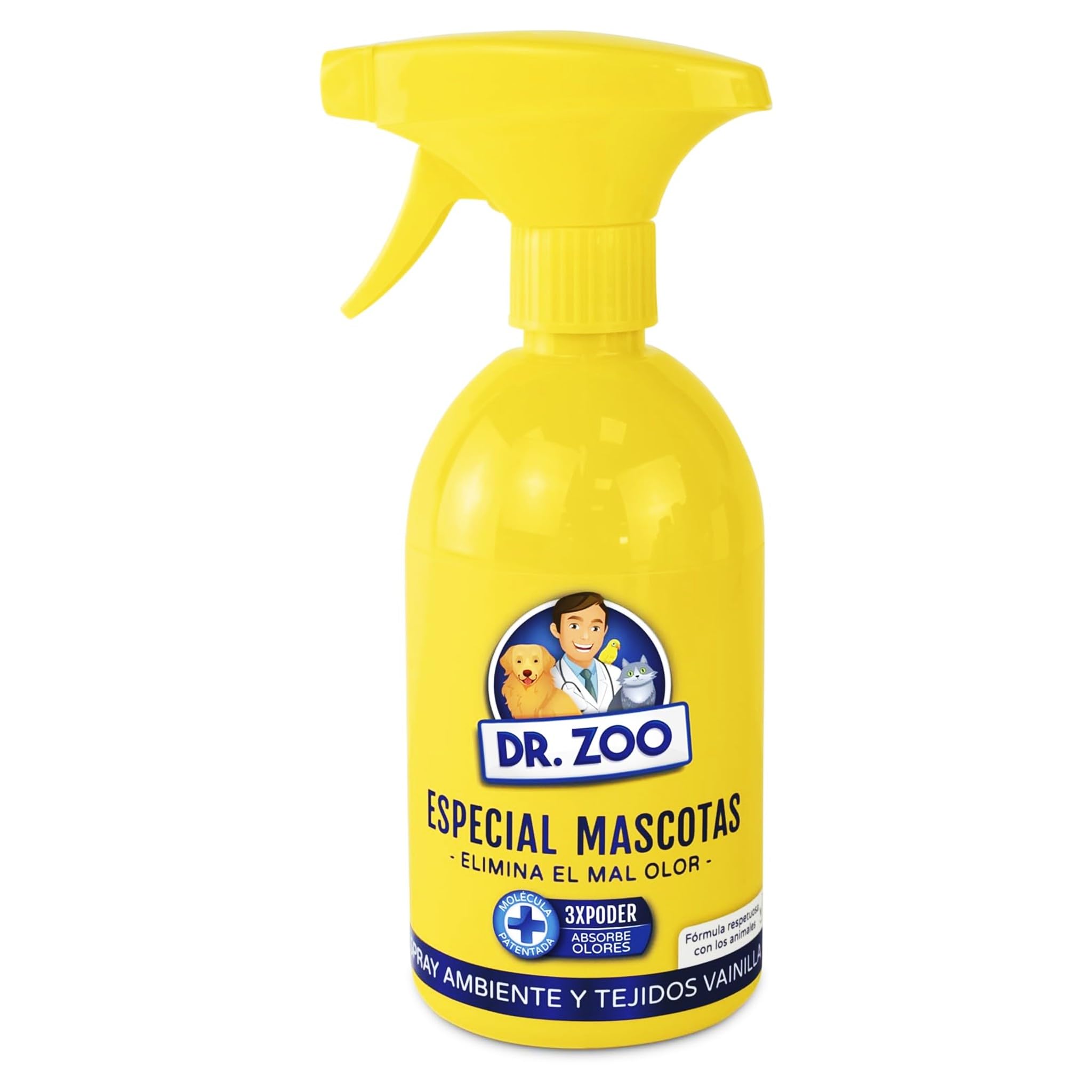 Bricoloco.com Spray Zoo Deodorante casa, auto e tessuti speciali odori animali domestici 500ml. Profumo di vaniglia che elimina i cattivi odori e non macchia i vestiti (6)