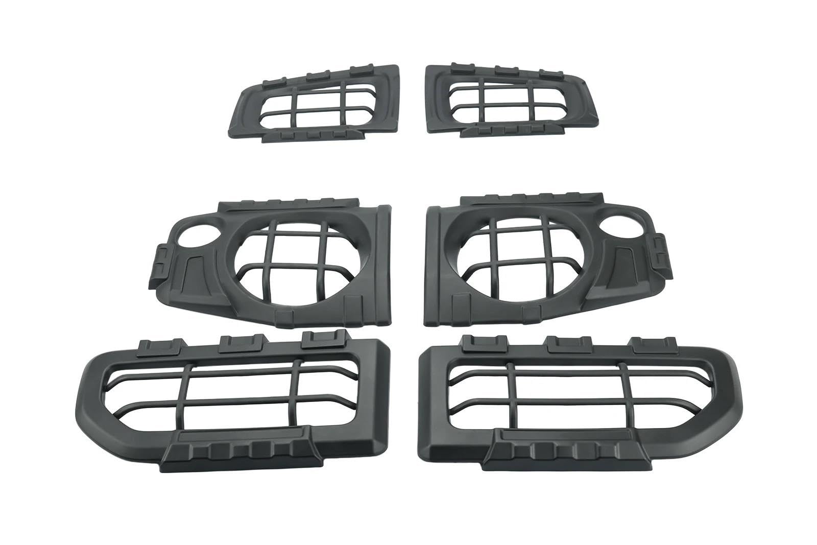 Modanature fari posteriori Protezione Per Fari Fendinebbia Anteriori Fari Posteriori, Fanali Posteriori Per Suzuki Per Jimny JB74 2019-2025 Coprifari Posteriori(6PCS)