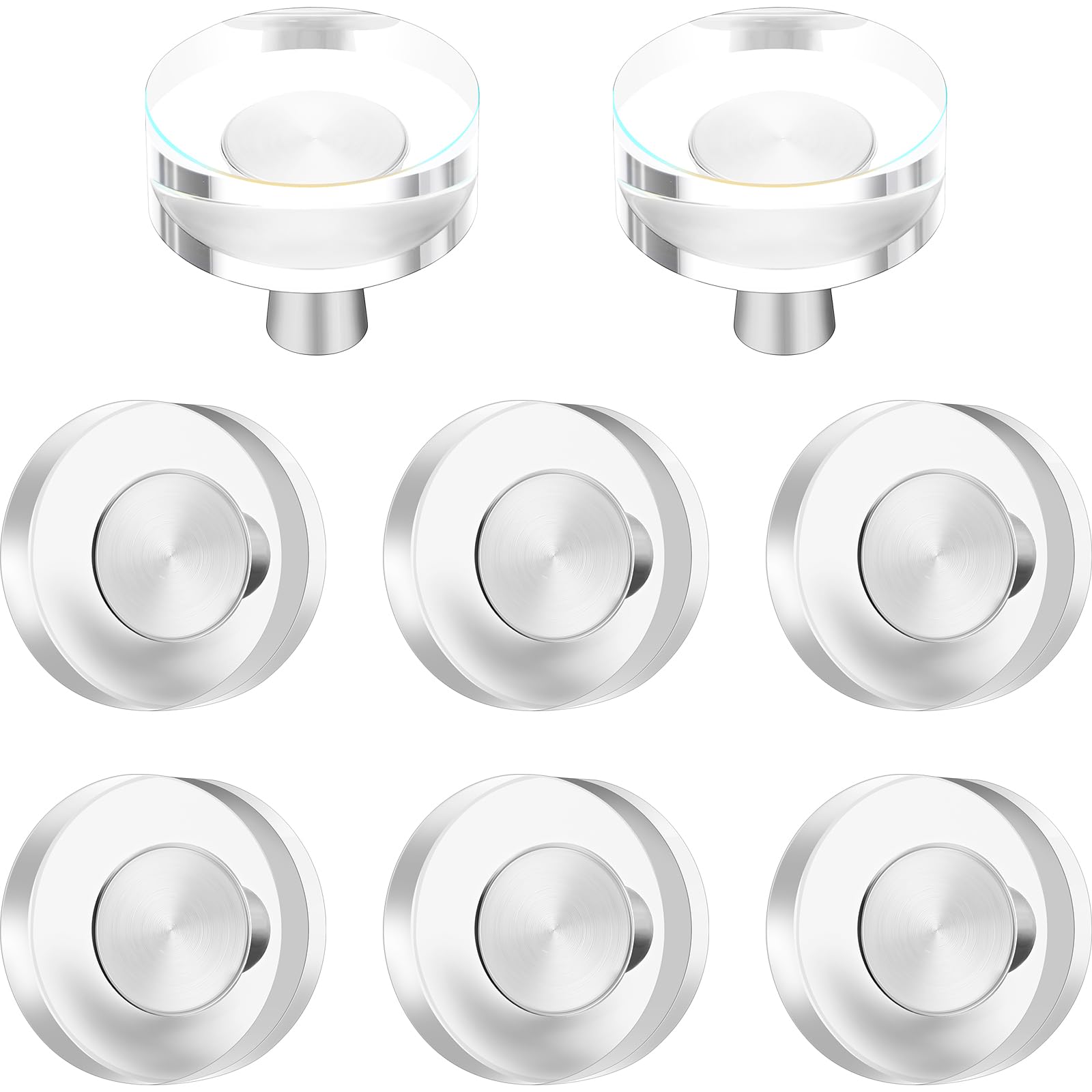 Boutons de tiroir en laiton et cristal dorés pour relooker un meuble de chambre