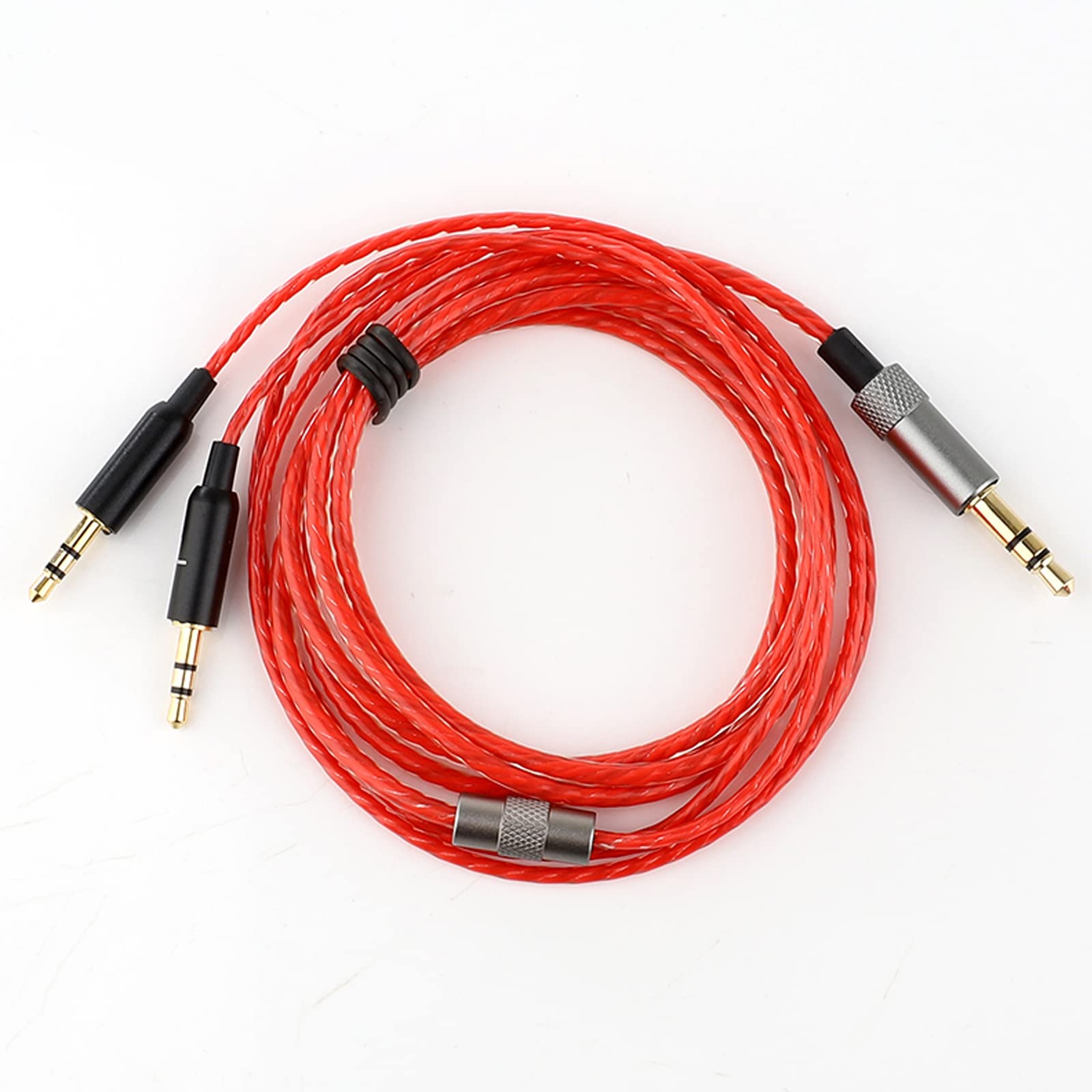Xivip Replacement Cable Compatible with Master Tracks HD V8, V10, V12, X3 Headphone (Red)