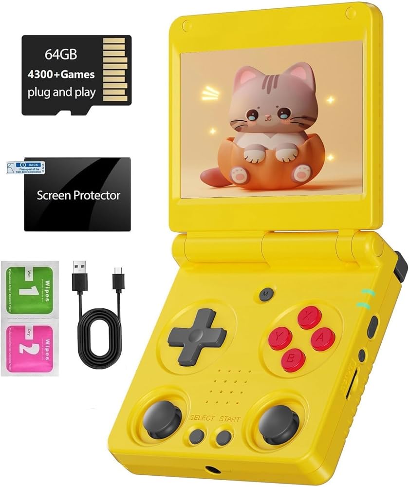 Amazon.com: RG34XXSP Foldable Retro Handheld Game Console , 3.4