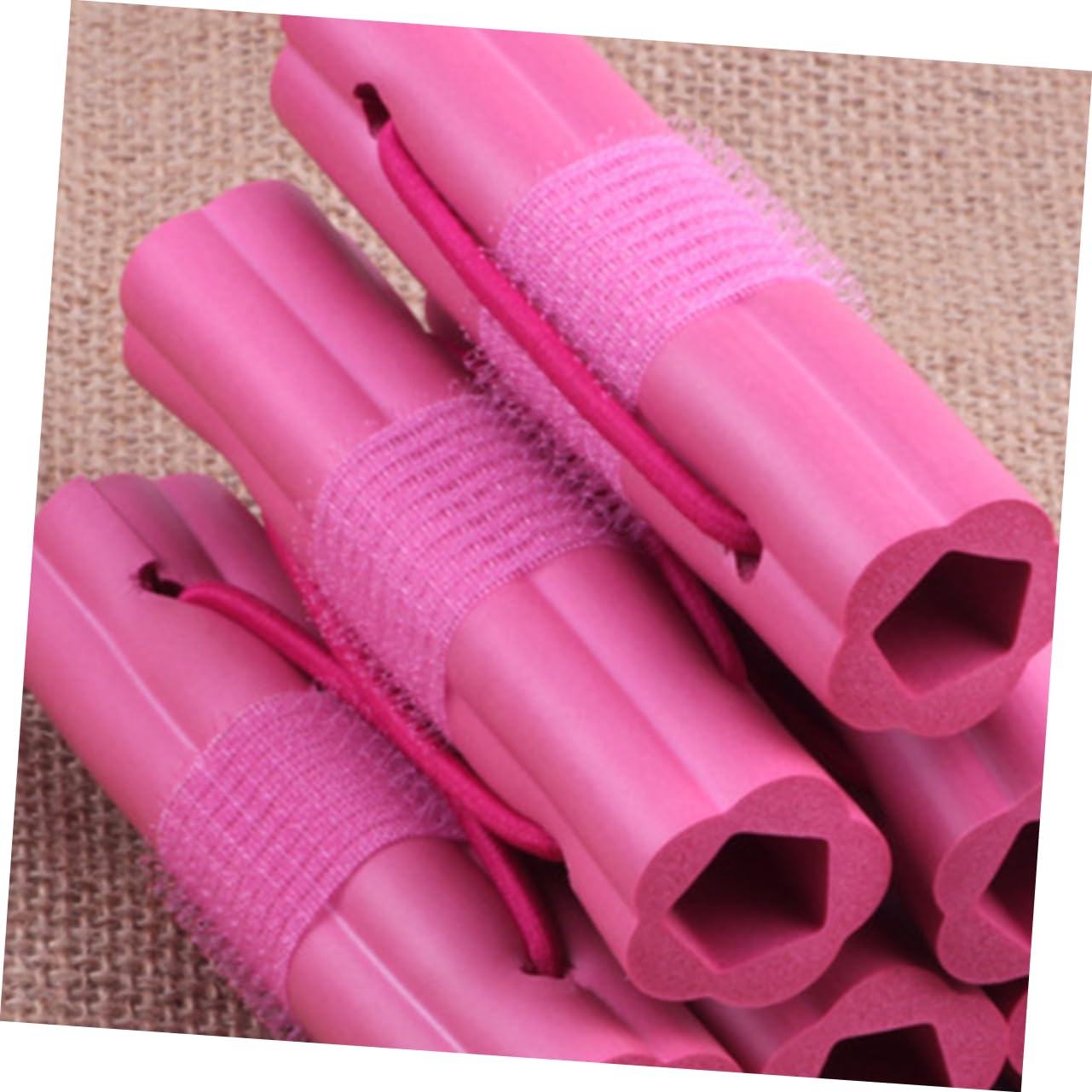 NIYANGLE 12Pcs Hairdressing Tools Curling Hair Stick Lightweight Sponge Rollers for Easy DIY Hair Styling Durable and Convenient Curler for Without Damage