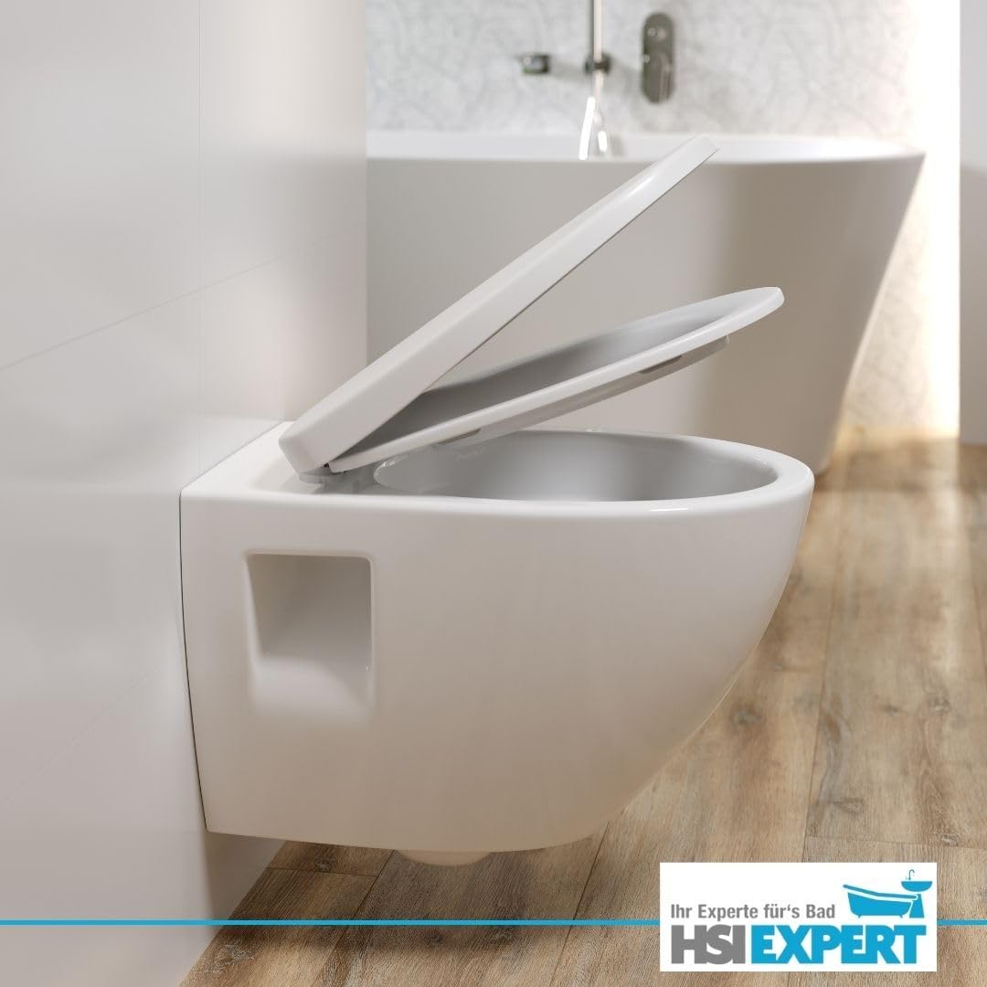 Vorwandelement Spülkasten HGMBAD WC spülrandlos Drückerplatte WC-Sitz Komplettset