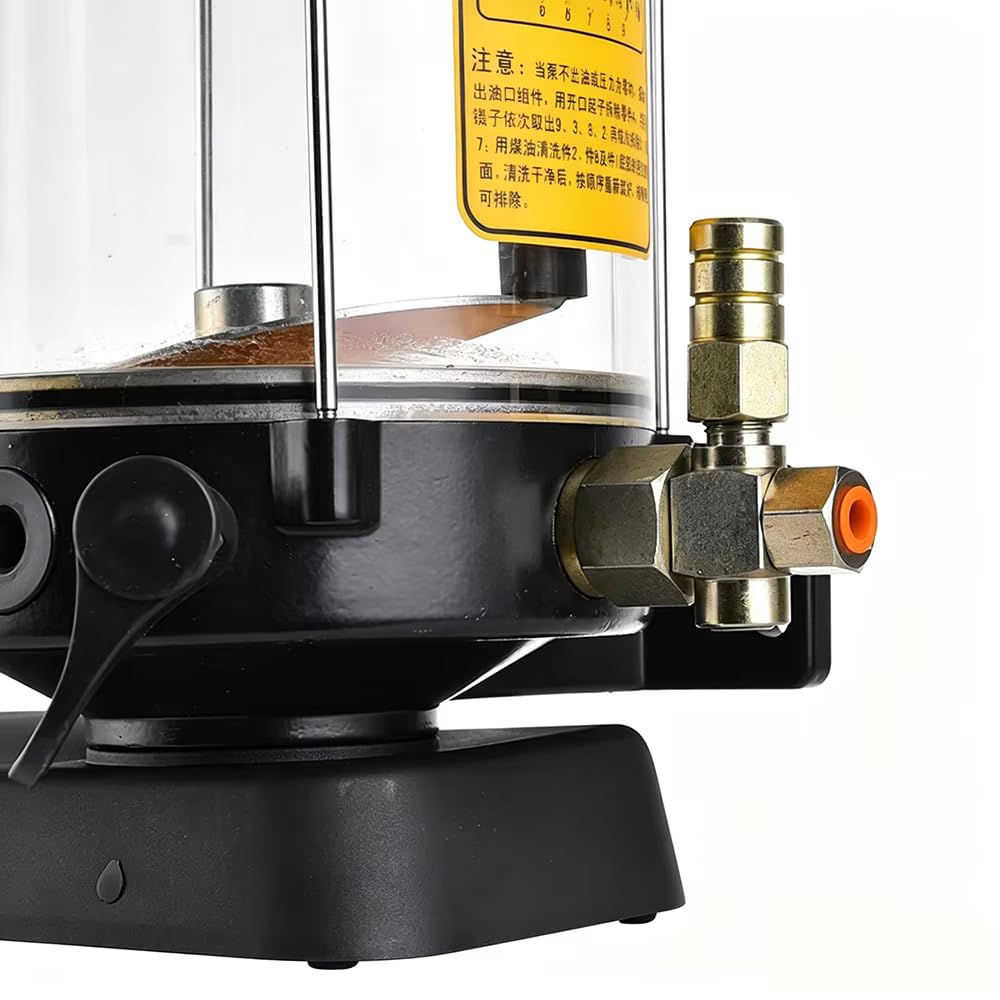 Bomba de Émbolo y de Engranajes Eléctrica de Alta Presión de 12 V para Engrase, Capacidad de 2 L