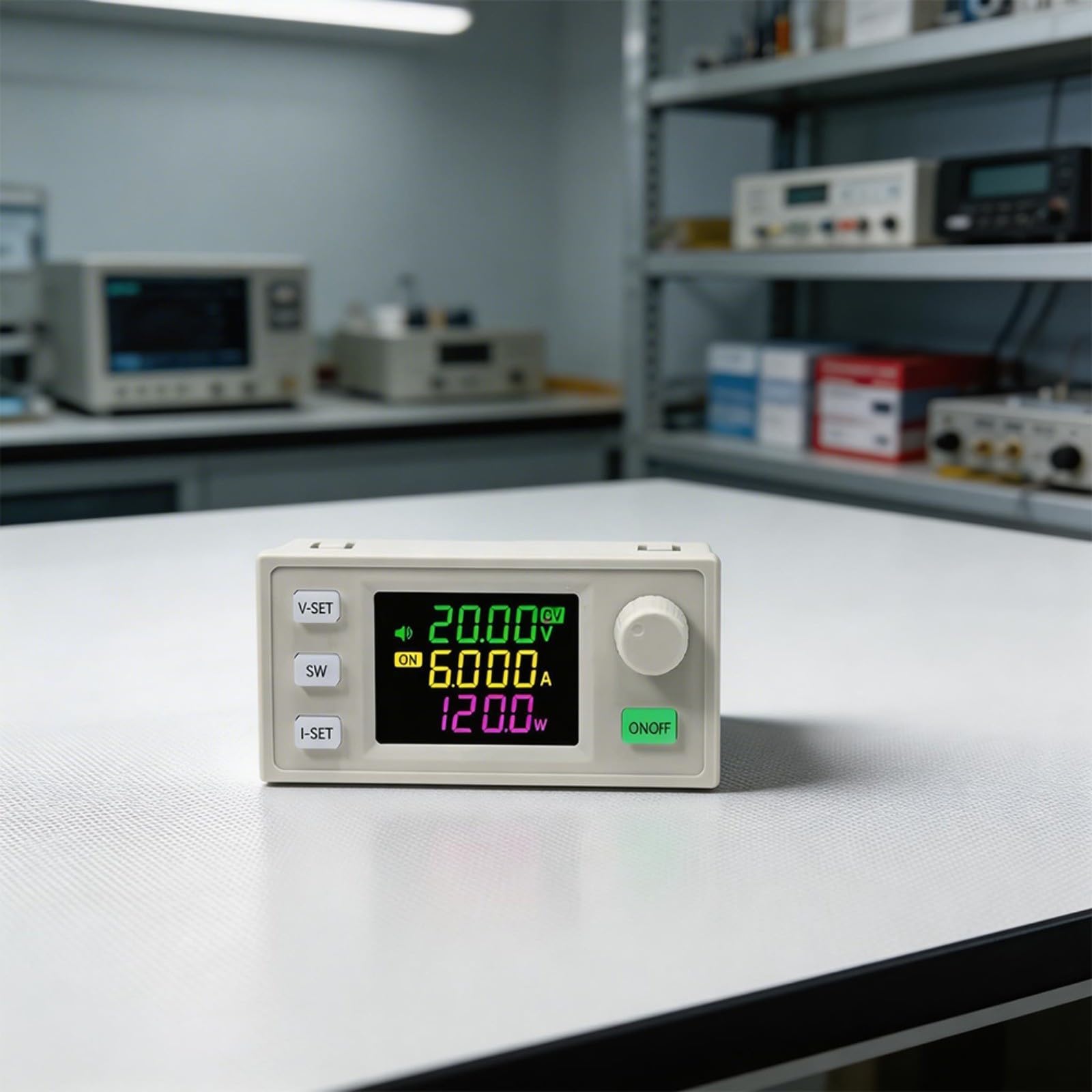 SK120X DC-DC Convertitore Step-Up/Step-Down 120W con MPPT Regolabile 0-36V 0-6A Display LCD per Laboratorio & Solare