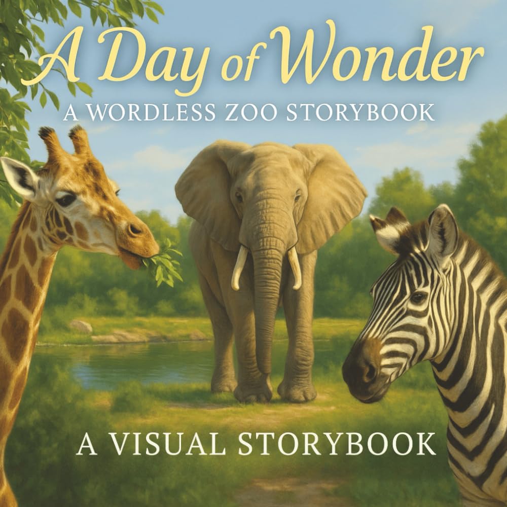 A Day of Wonder: A Wordless Zoo Storybook of Calm Exploration and Gentle Discovery (Wordless stories that calm, comfort, and connect.)