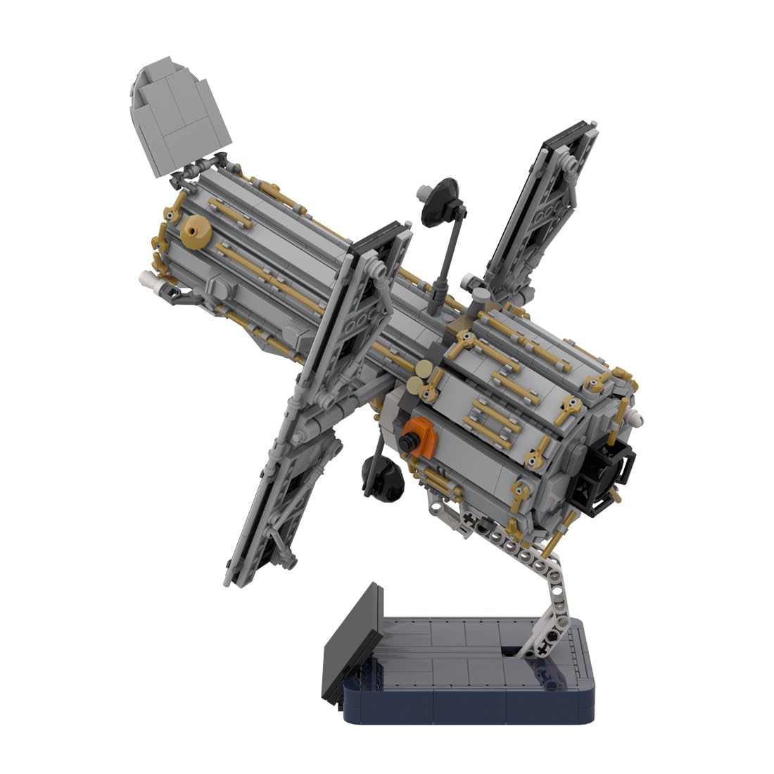 MOC-105060 zestaw do montażu słynnych amerykańskich teleskopów kosmicznych, modele zabawek o tematyce kosmosu, kreatywny model rakiety kolekcjonerskiej do ekspozycji (1206 elementów)