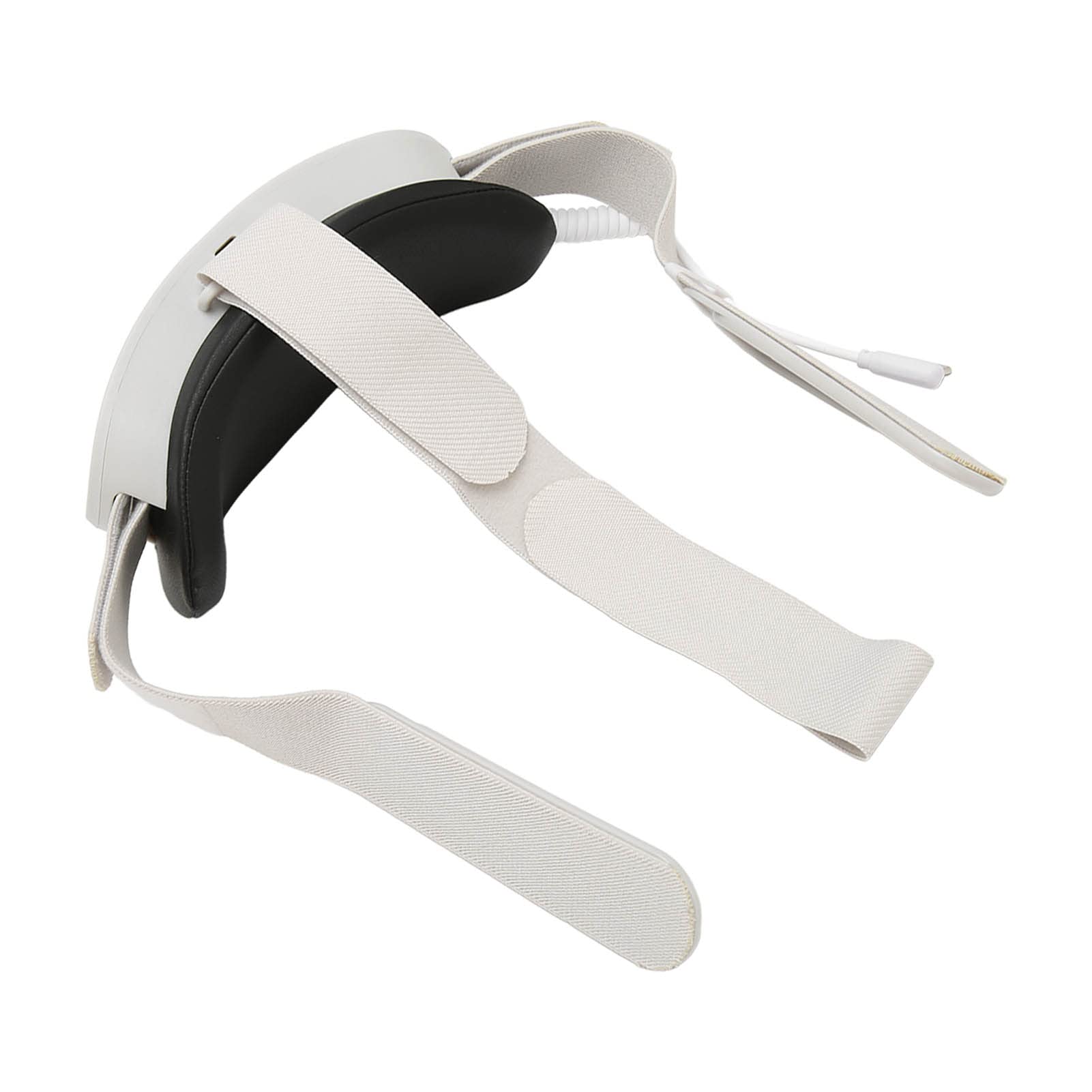 Sangle de Tête Rechargeable, Sangle de Tête VR, Construite en 2 Pièces de Batteries Convexes Rechargeables de 3000 MAh, pour Quest 2, Confort amélioré et Temps de Lecture