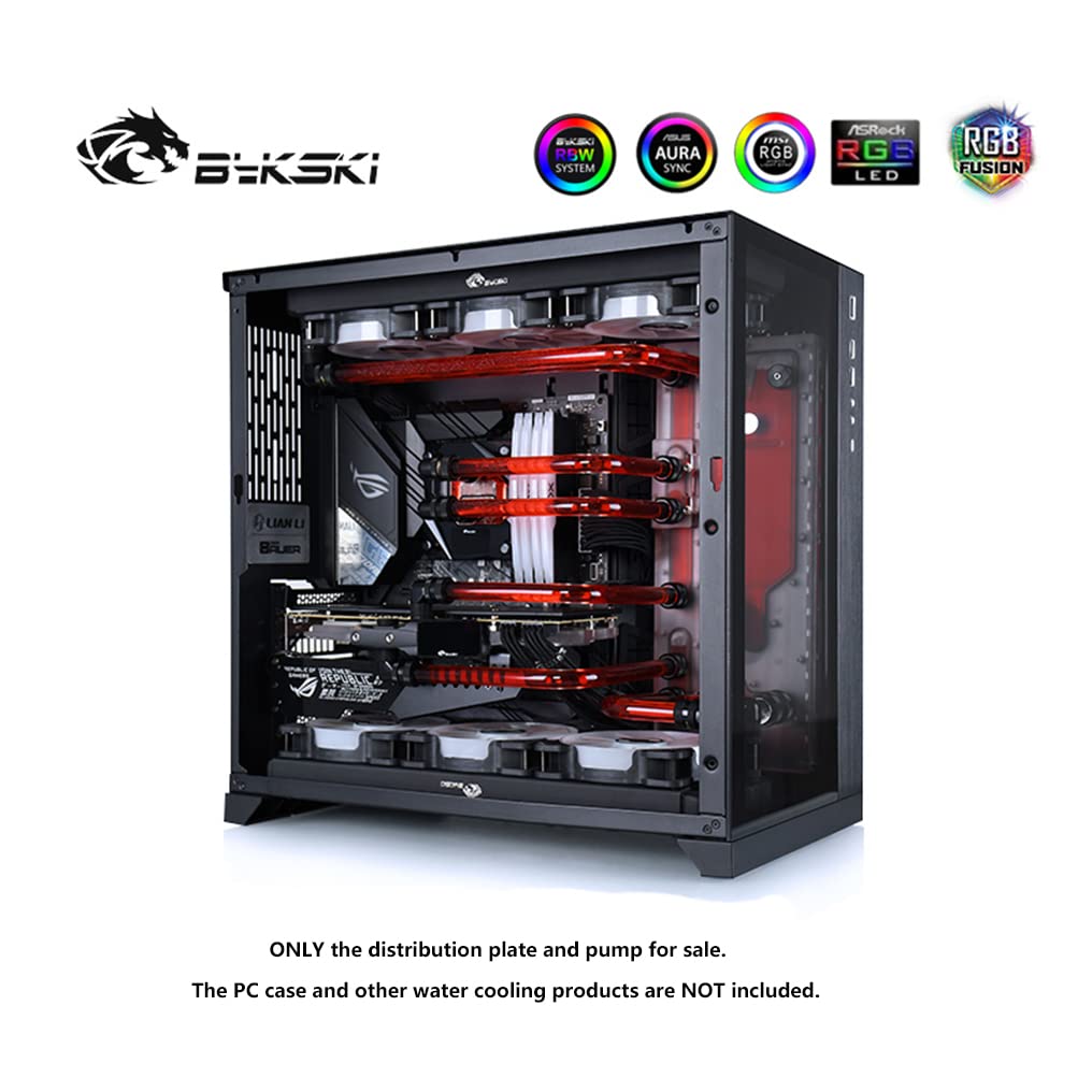 Bykski ディストロ プレート Lian Li PC-O11 Dynamic Bykski Water Cooling Block for Lian Li PC-O11 Dynamic (342.5