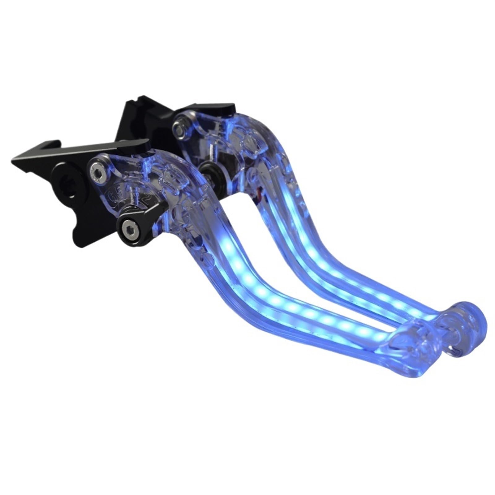Levier d'embrayage de frein moto réglable anti-fatigue avec signal lumineux pour Kawasaki